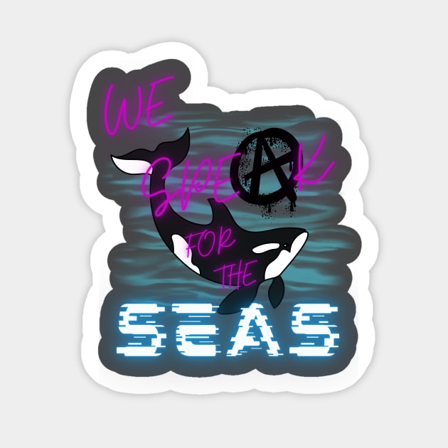 We Speak for the Seas Sticker by Mad LiberTEE Shop